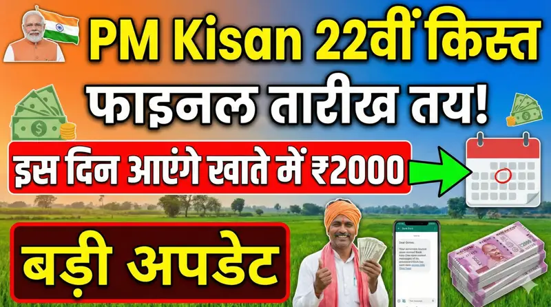 PM Kisan 22th Installment Date